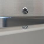 Réfrigérateur - 1200 L - 6 étagères réglables (2/1 GN) - acier inoxydable - sur roulettes