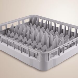 Panier à assiettes pour lave-vaisselle - 50 x 60 cm - 24 compartiments