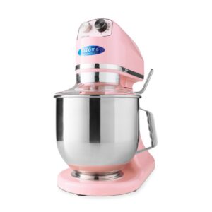 Mixer planétaire - 7 L - jusqu'à 2 kg de pâte - rose