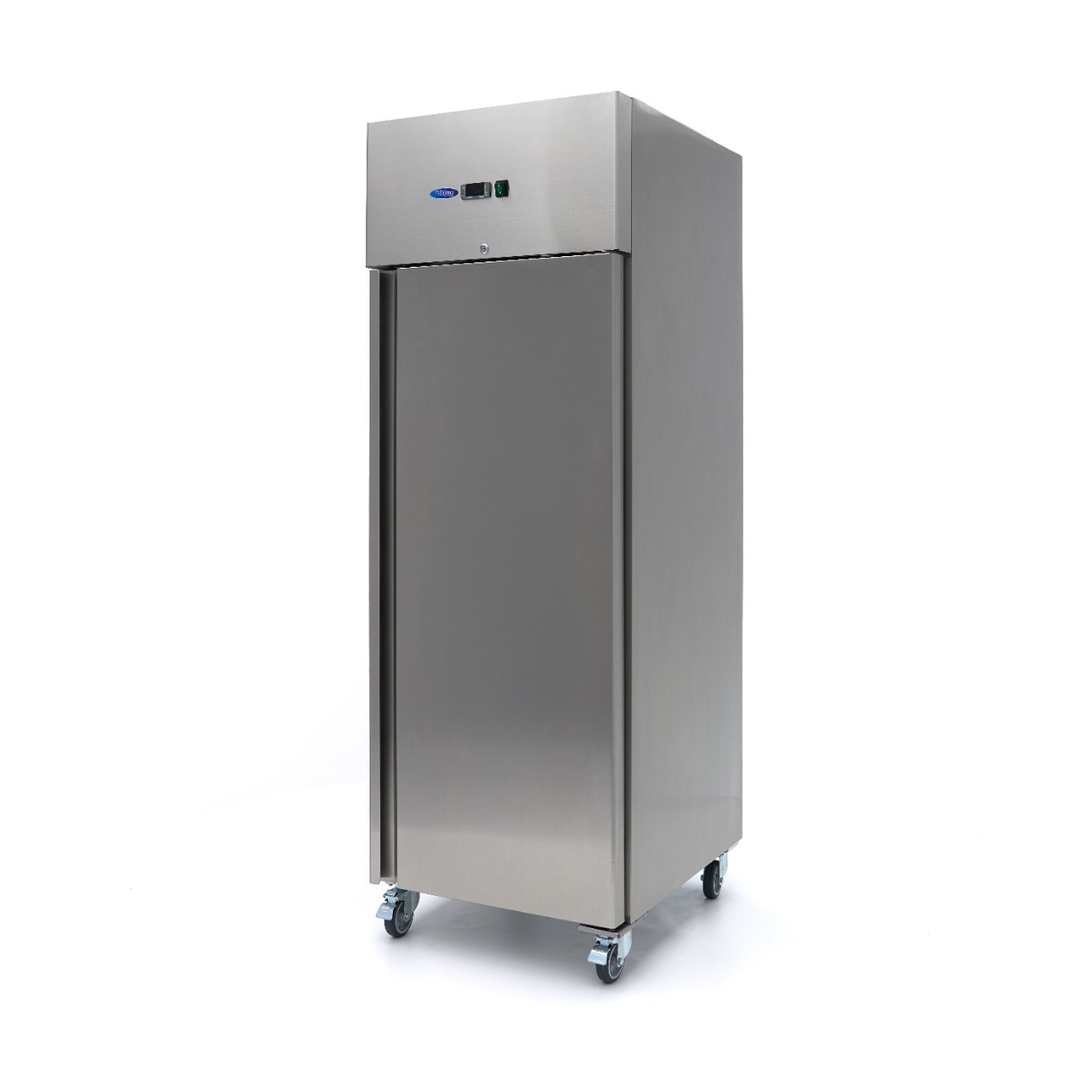 Congélateur - 600 L - 3 étagères réglables (2/1 GN) - acier inoxydable - sur roulettes