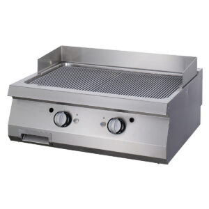 Premium plaque de gril - rainuré - unité double - profondeur 90 cm - gaz