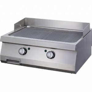 Heavy Duty plaque de gril - rainuré - unité double- profondeur 70 cm - gaz