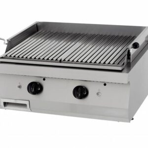 Heavy Duty gril en pierre de lave - unité double - profondeur 70 cm - gaz