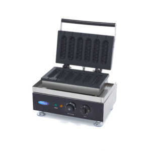 Gaufrier - 6 bâtons - corn dogs - motif diamant