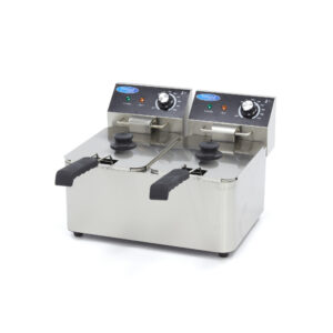 Friteuse - 2 x 4 L - 2 paniers - jusqu'à 1,5 kg de frites