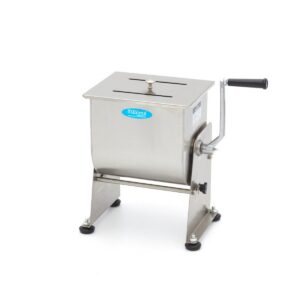Mélangeur à viande - 10 L - 7,5 kg viande - bol basculant - manuel