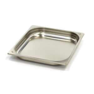 Récipient gastronorm - 2/3 GN - profondeur 4 cm - acier inoxydable