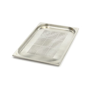 Récipient gastronorm - 1/1 GN - profondeur 2 cm - acier inoxydable - perforé