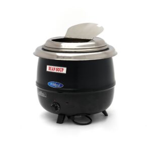 Marmite à soupe – 13 L – Pot intérieur amovible – avec couvercle intégré et encoche pour louche