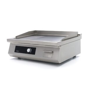 Plancha à induction 700 - lisse et rainurée - 5 000 W - double
