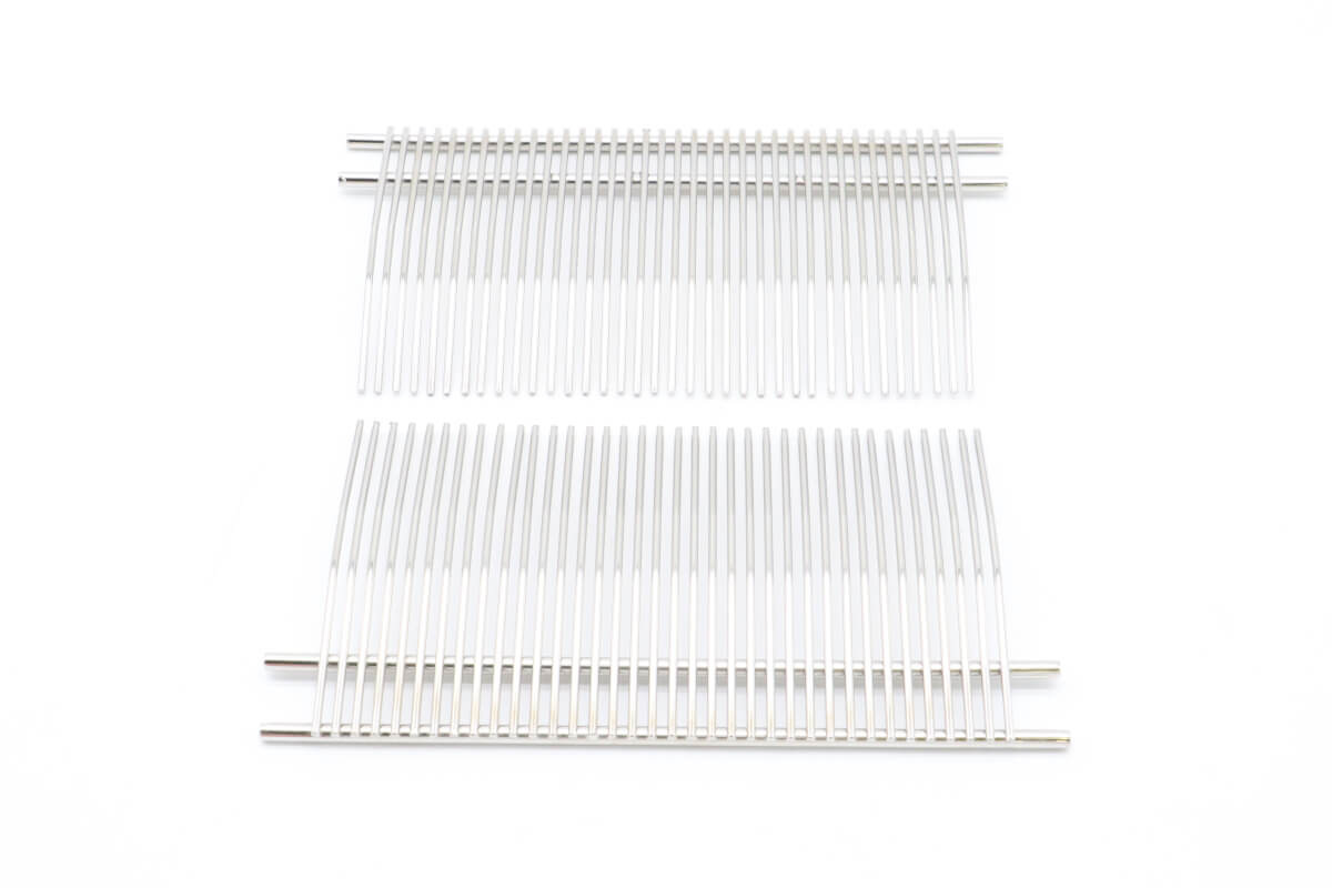 Attendrisseur de viande - 2 rouleaux - 27 lames - 12,5 x 2,5 cm entrée