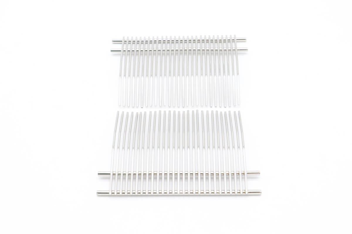 Attendrisseur de viande - 2 rouleaux - 27 lames - 12,5 x 2,5 cm entrée