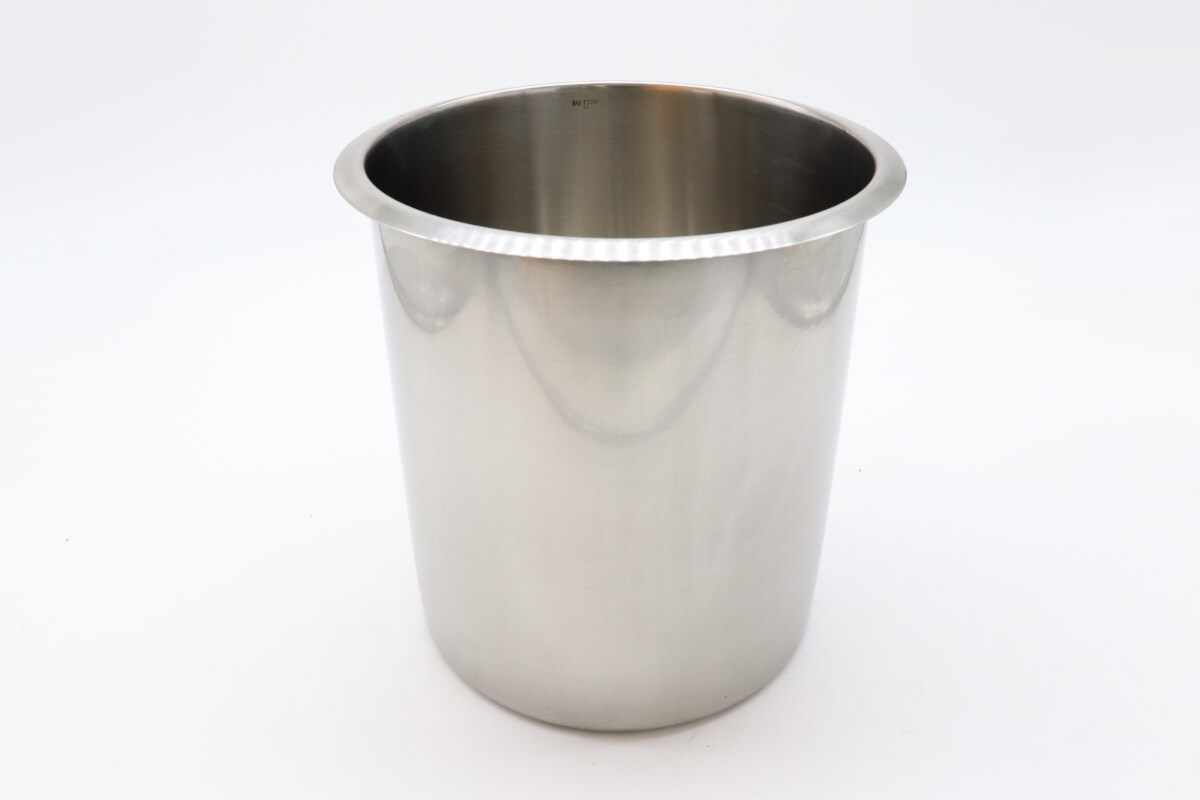Marmite à soupe – 10 L – pot intérieur amovible – acier inoxydable – avec encoche pour louche