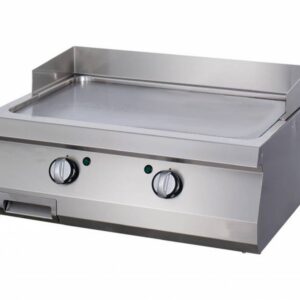 Heavy Duty plaque de gril - chrome lisse - unité double - profondeur 70 cm - gaz