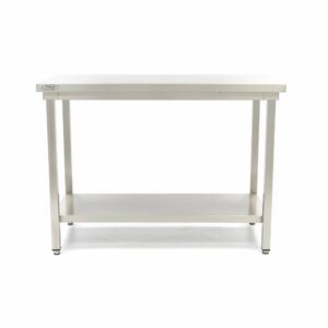 Table en acier inoxydable - 180 x 70 cm - hauteur réglable