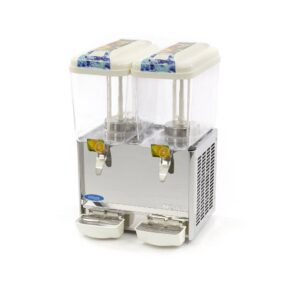 Dispensateur de boissons - 2 x 18 L - électrique - incl mécanisme d'agitation