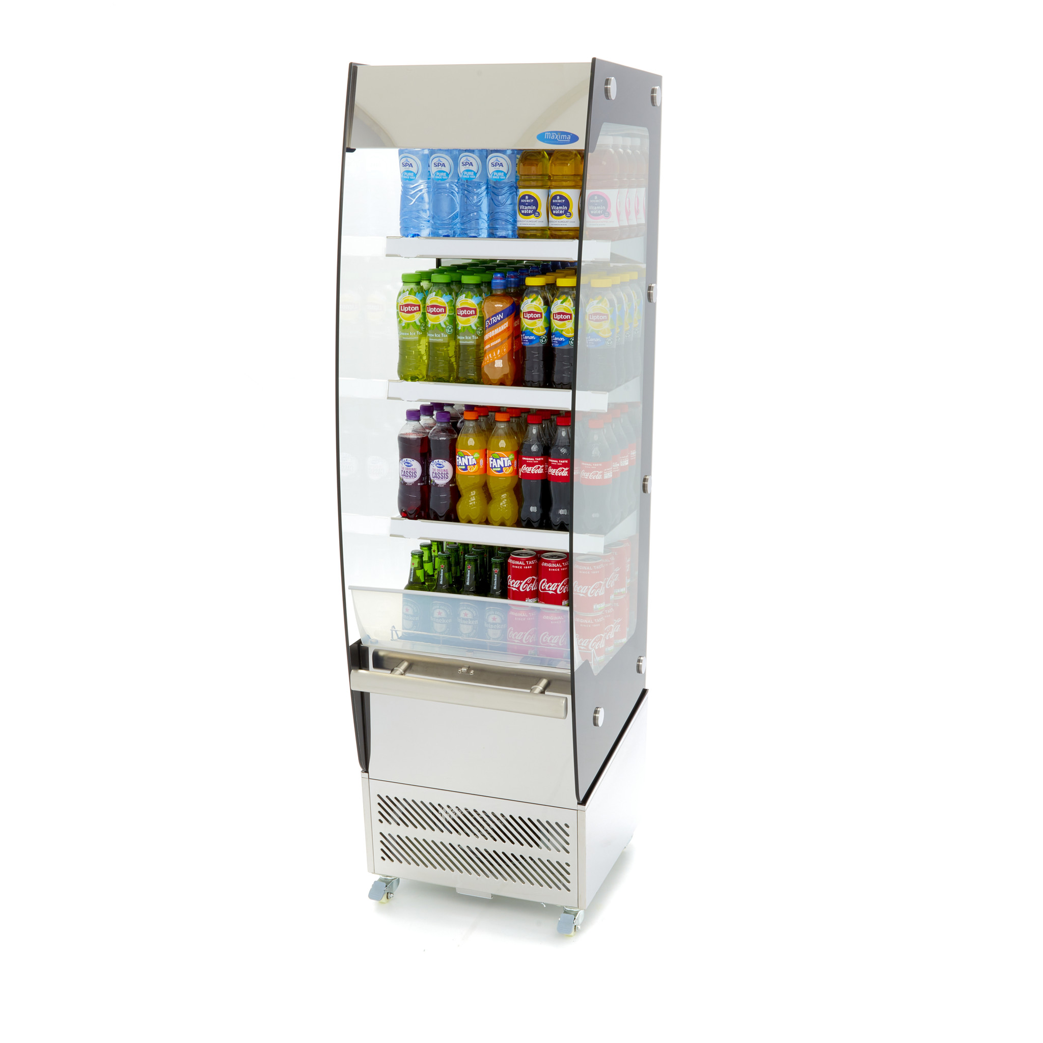 Vitrine à gâteaux - 220 L - 50 x 50 cm - ouvert