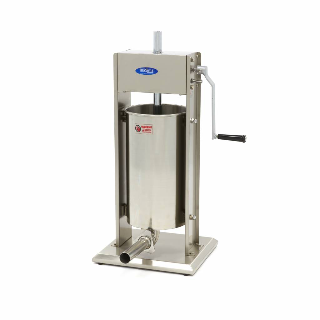 Poussoir à saucisses - 15 L - verticale - incl 4 tubes de remplissage