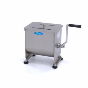 Mélangeur à viande - 10 L - 7,5 kg viande - axle unique - manuel