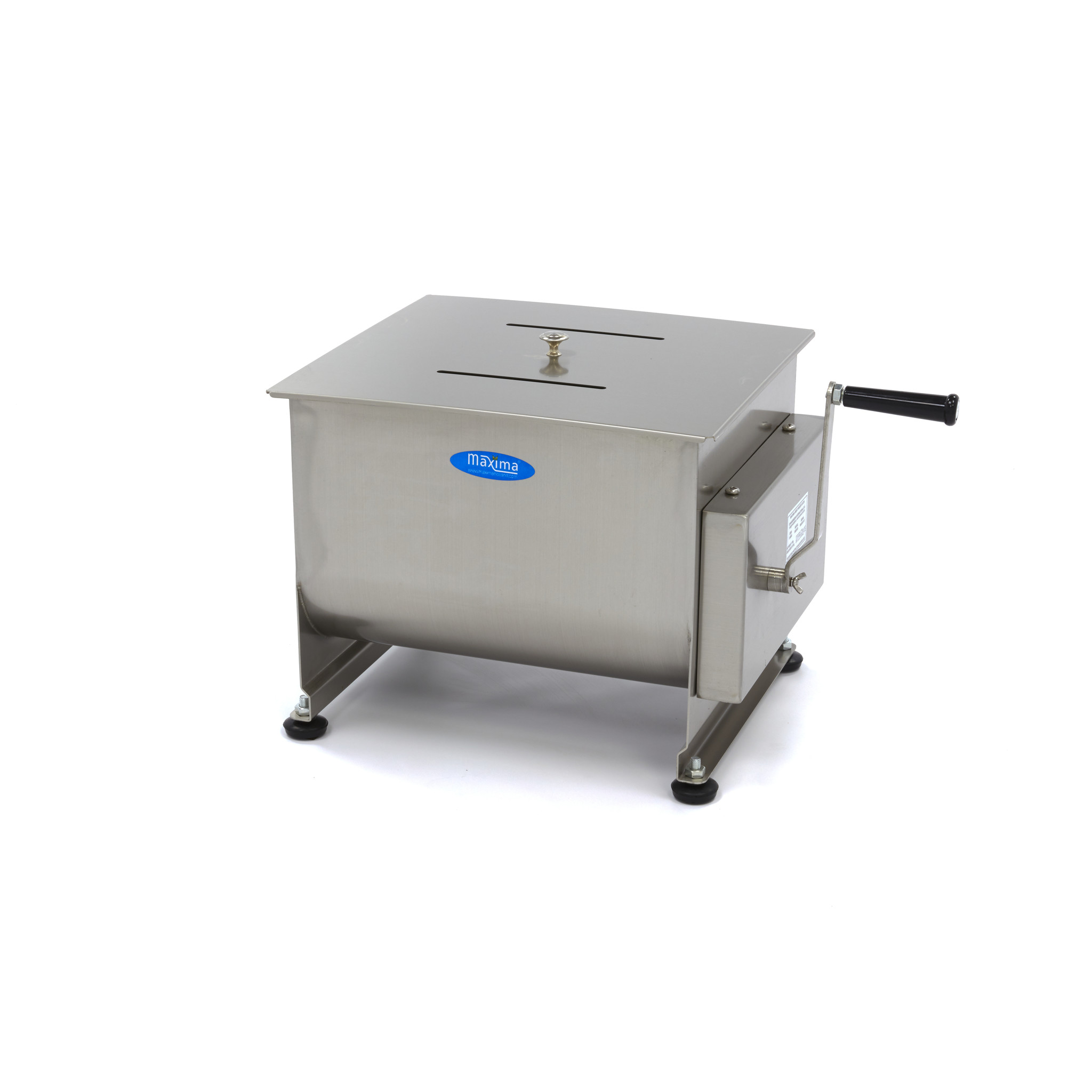 Mélangeur á viande - 30 L - 25 kg viande - axle double - manuel