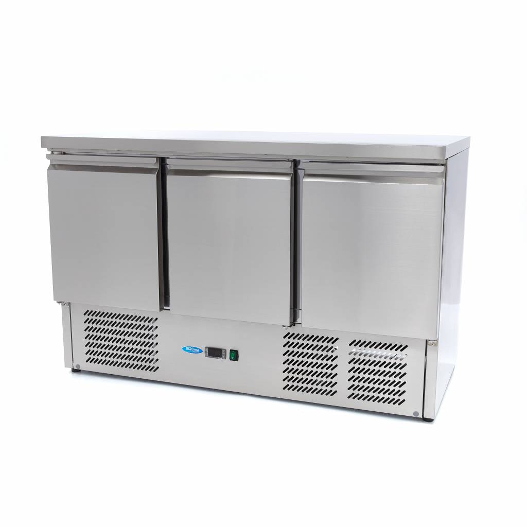 Réfrigérateur de comptoir - 137 cm - 3 portes