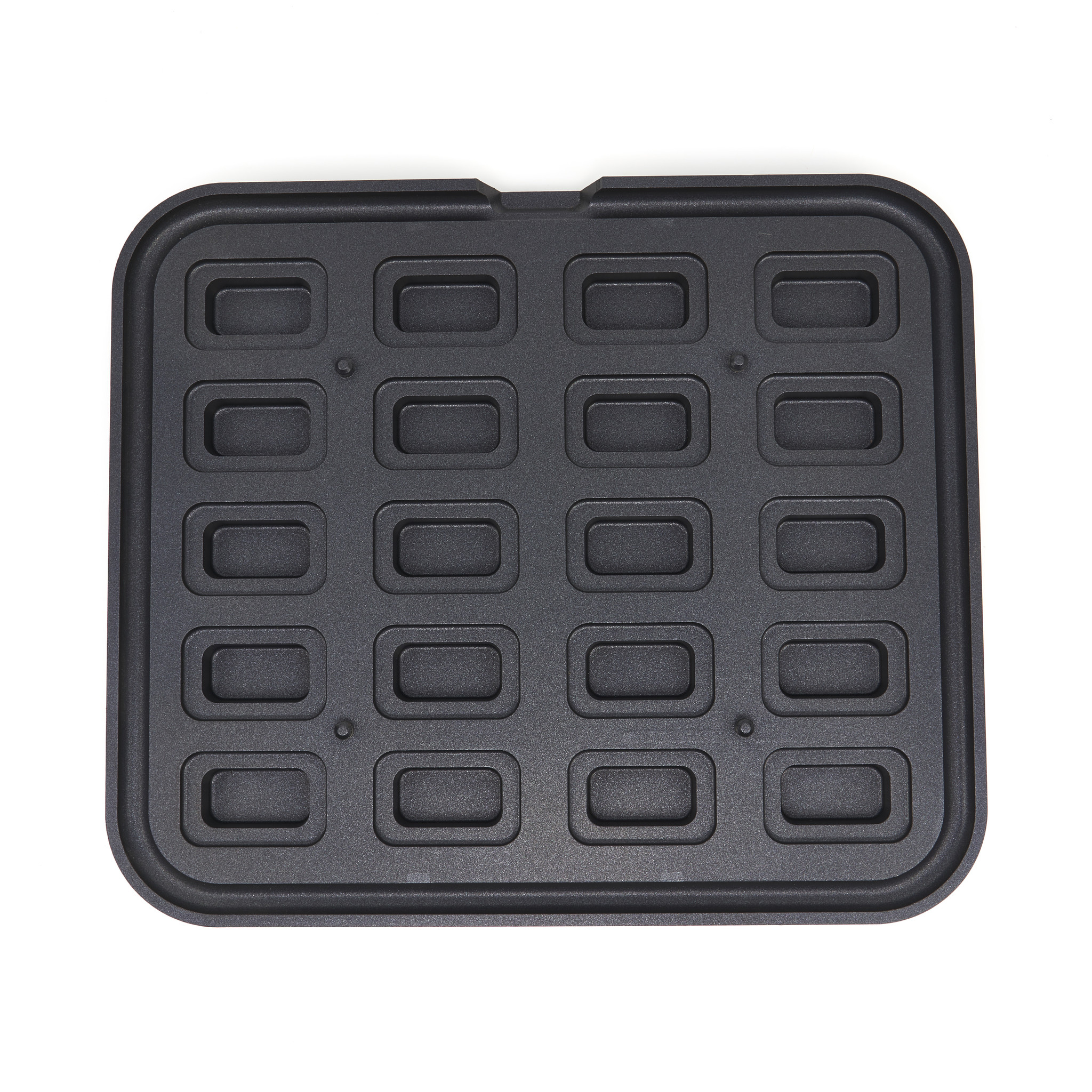 Moule à Tartelette - Rectangle - 64x41/45x22 mm - 20 pieces