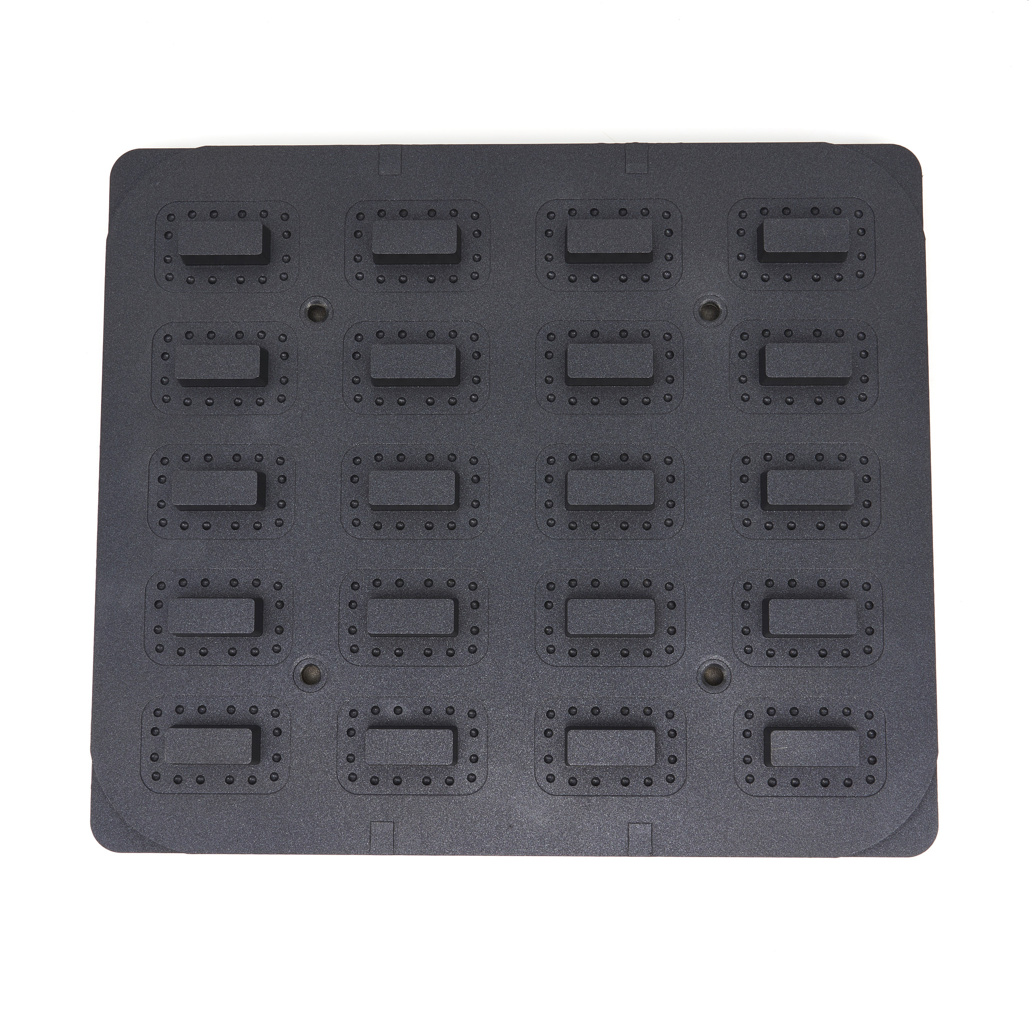 Moule à Tartelette - Rectangle - 64x41/45x22 mm - 20 pieces