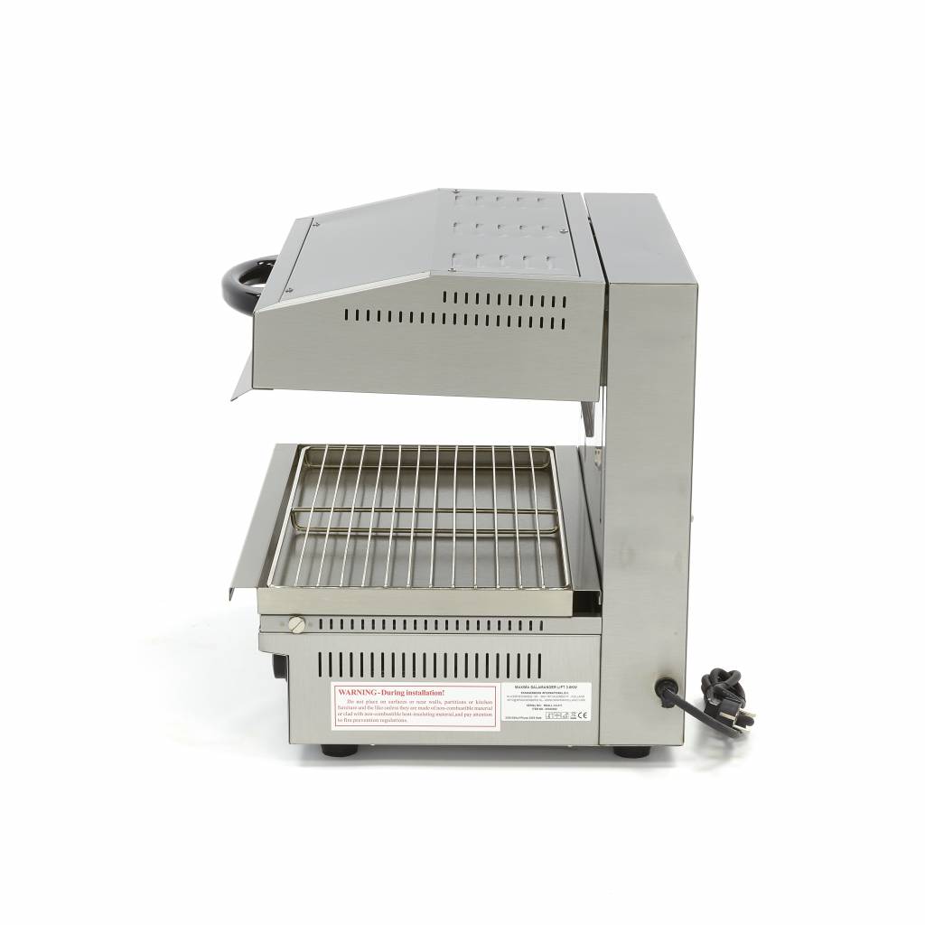 Salamander grill - 59 x 32 cm - 3600W - avec élévateur