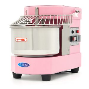 Pétrin à spirale / pétrin à pâte - 8 L - 4,5 kg de pâte - rose
